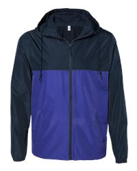 Independent Trading Co. Lightweight Quarter-Zip Water-Resistant Windbreaker Jacket