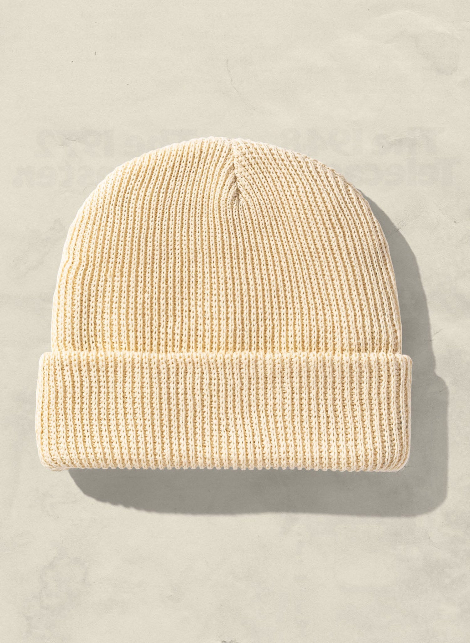 Weld Mfg Hemp Slacker Ribbed Knit Beanie Warm Eco Friendly