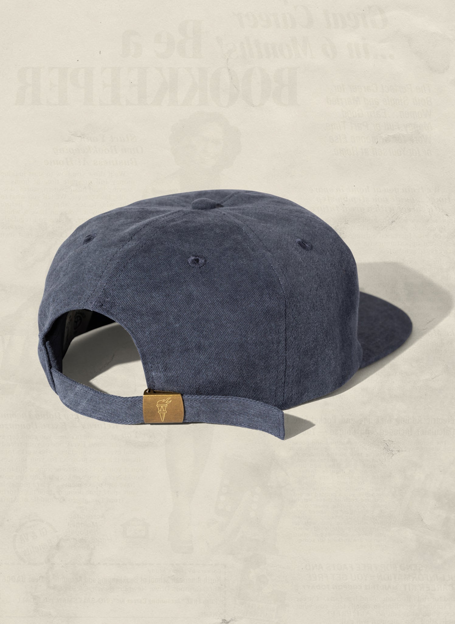 Washed Cotton Twill 5-Panel Unstructured Field Trip Hat Adjustable Strap