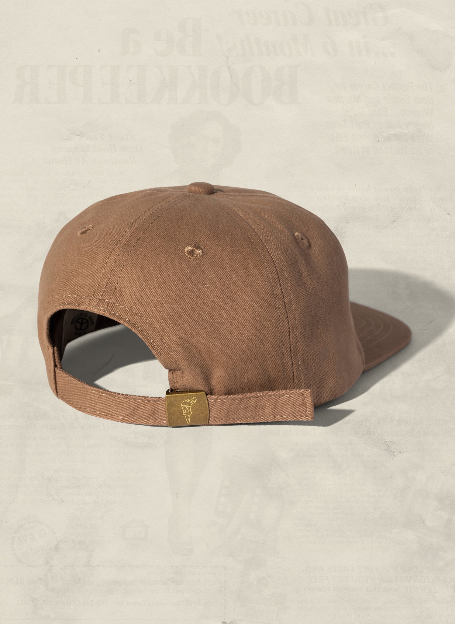 Kids Brushed Cotton Twill Field Trip Hat Adjustable Strapback
