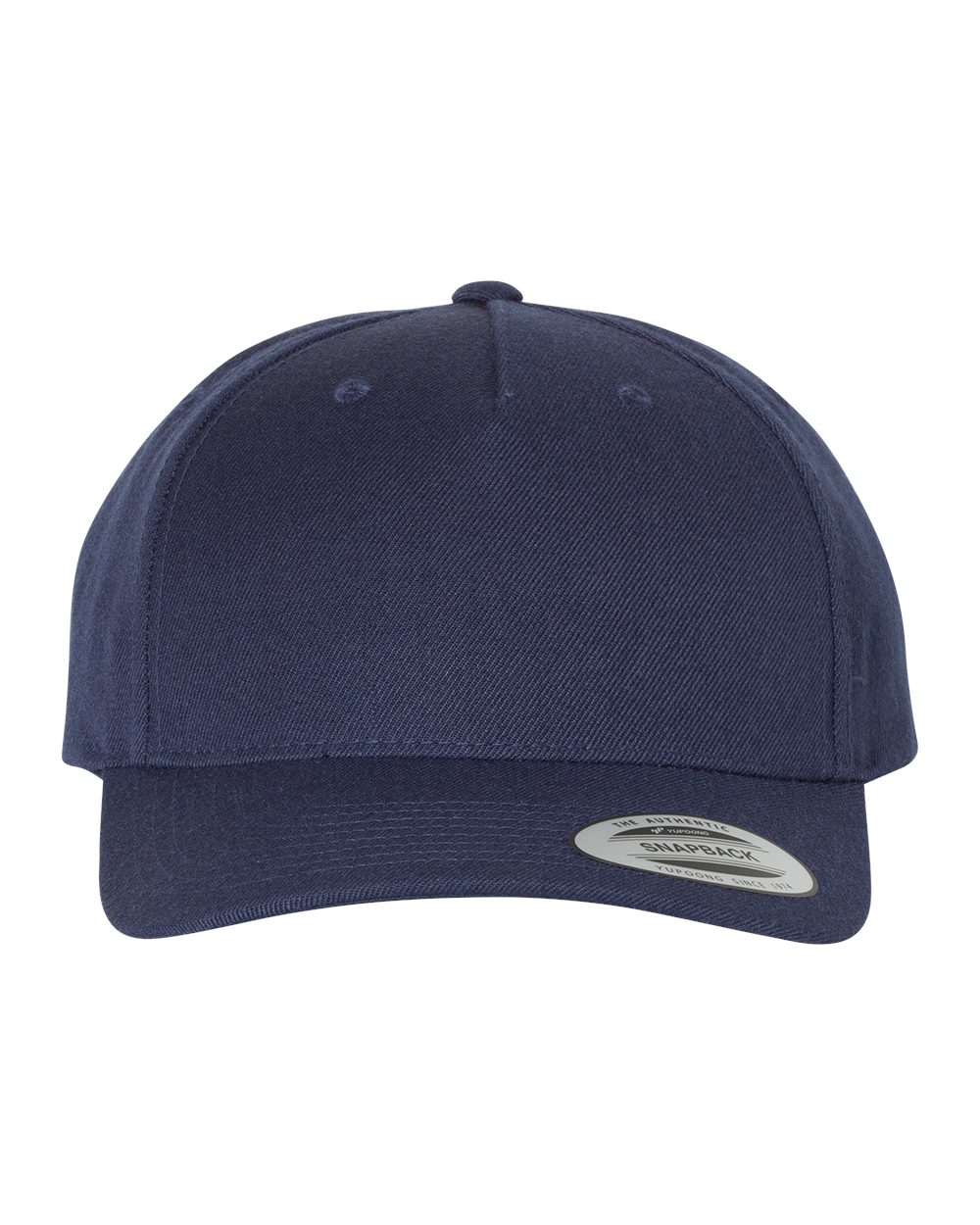 YP Classics Premium Five-Panel Curved Bill Snapback Cap 5789M Adjustable