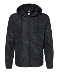 Independent Trading Co. Lightweight Quarter-Zip Water-Resistant Windbreaker Jacket