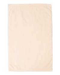 Q-Tees Deluxe Hemmed Velour Terry Hand Towel 16x25 Inches