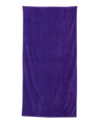 Q-Tees Hemmed Fingertip Velour-Terry Cotton Towel 11 x 18 Inch