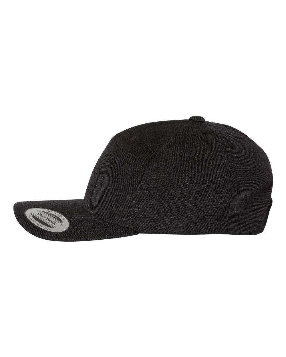 YP Classics Premium Five-Panel Curved Bill Snapback Cap 5789M Adjustable
