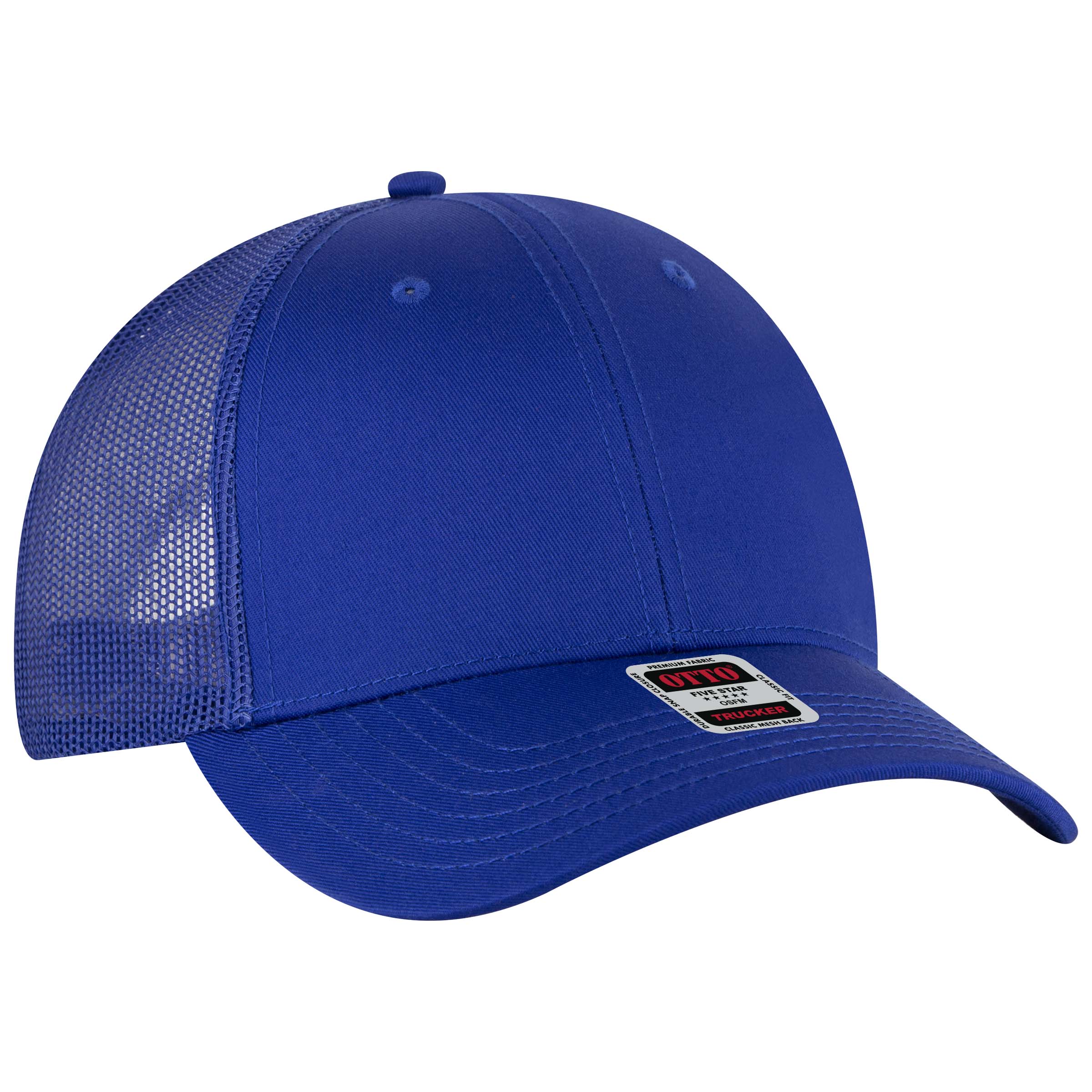 OTTO 6-Panel Low-Profile Mesh Back Trucker Hat Adjustable Snapback Lightweight