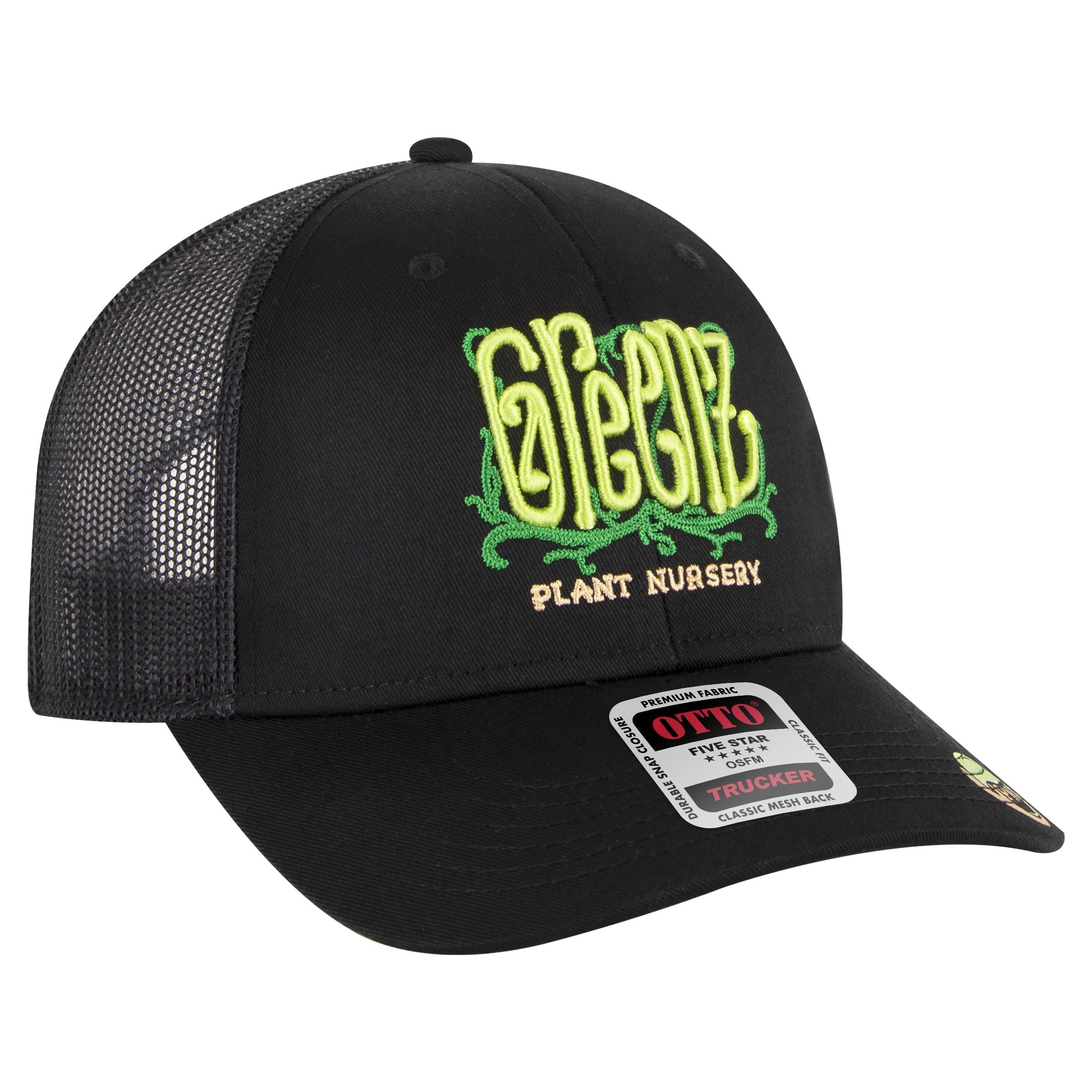 OTTO Cap 6-Panel Low-Profile Mesh Back Trucker Hat Breathable