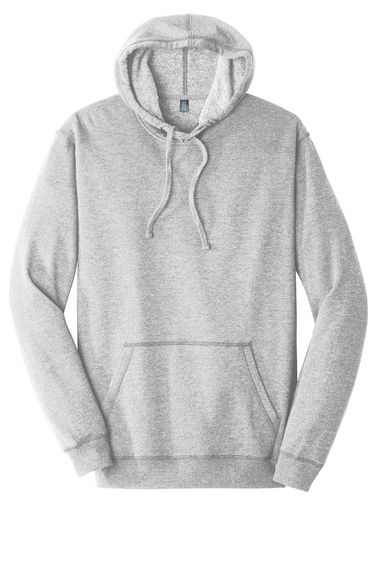 District Lightweight Fleece Hoodie Soft 6.5oz Cotton-Poly Blend