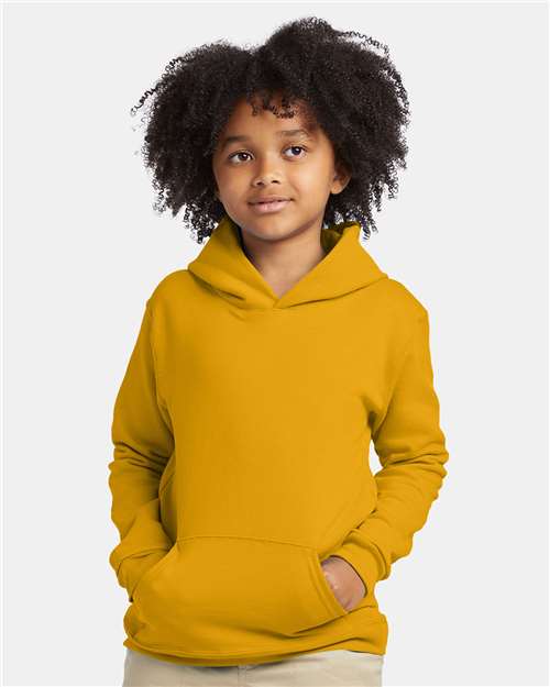 EcoSmart Youth Hooded Sweatshirt – Soft Sustainable Double‑Ply Comfort