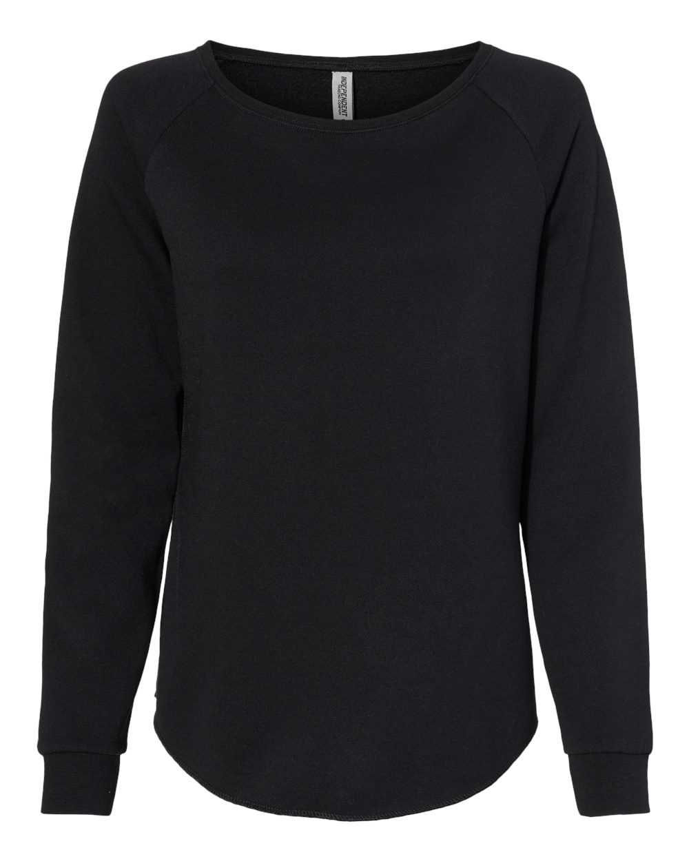 Women's California Wave Wash Crewneck Sweatshirt Soft Raglan Fleece