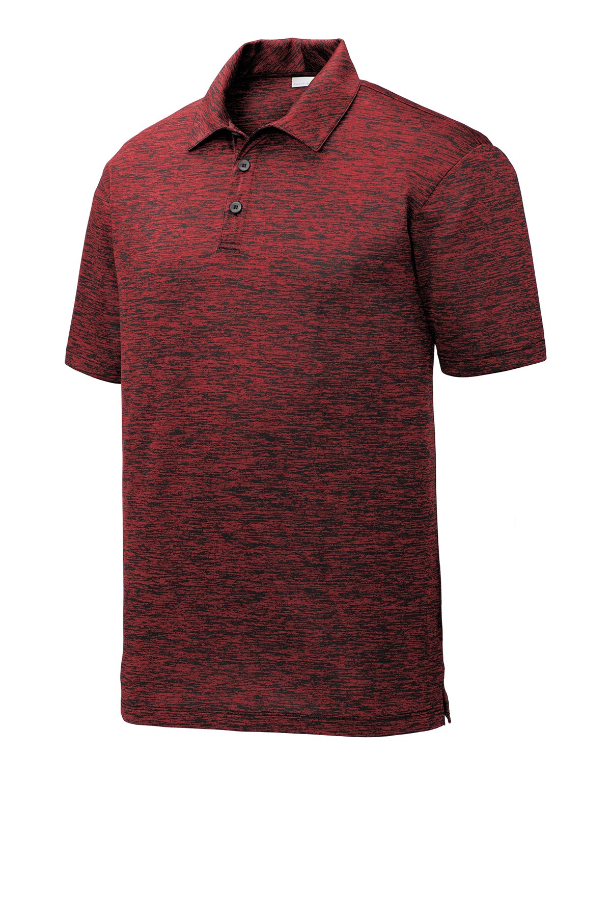 Sport-Tek Men's PosiCharge Electric Heather Polo Shirt - Moisture-Wicking Performance