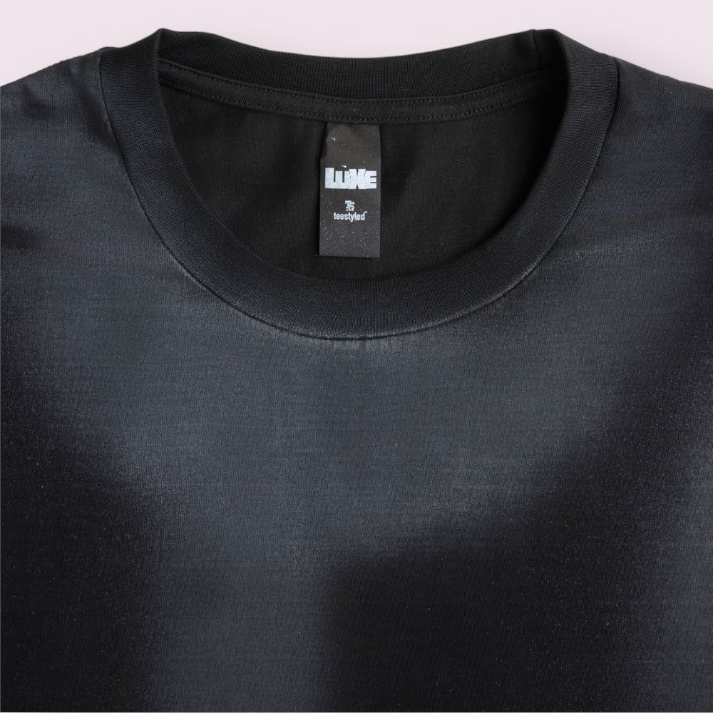 Luxe TS9000TA 100% Combed Cotton Tee with Bio-Polish Finish