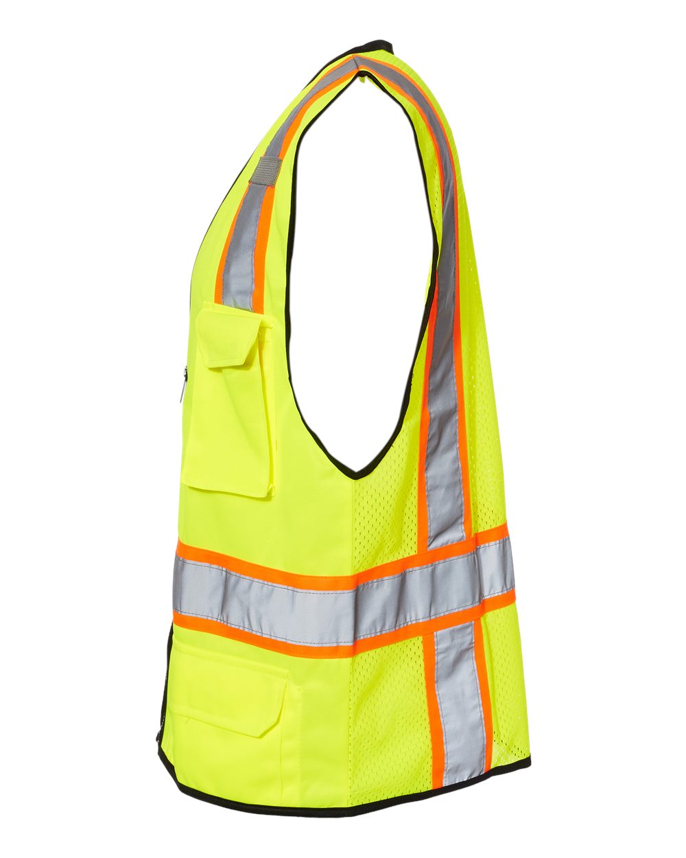 Kishigo Unisex High-Visibility 6-Pocket Contrast Class 2 Safety Vest