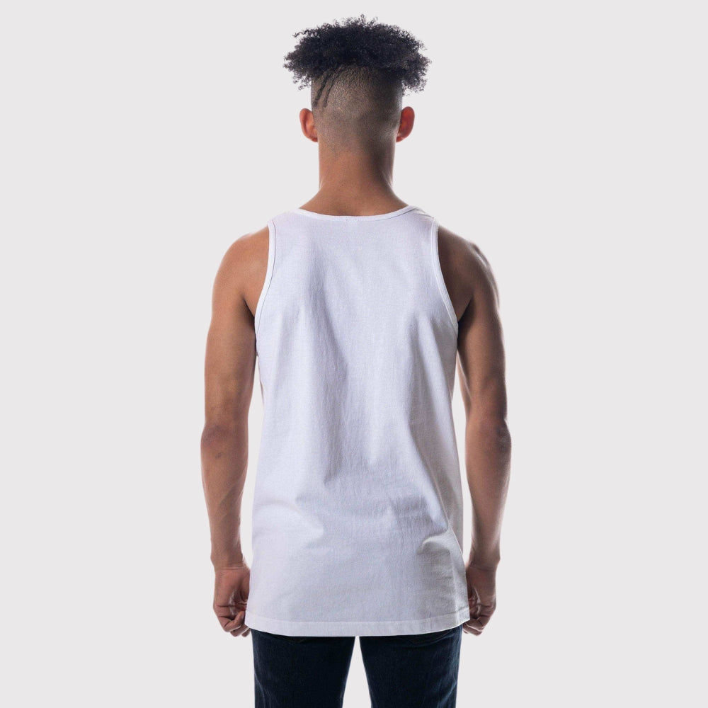 Men's Heavyweight 100% Open-End Cotton Classic Fit Tank Top Durable
