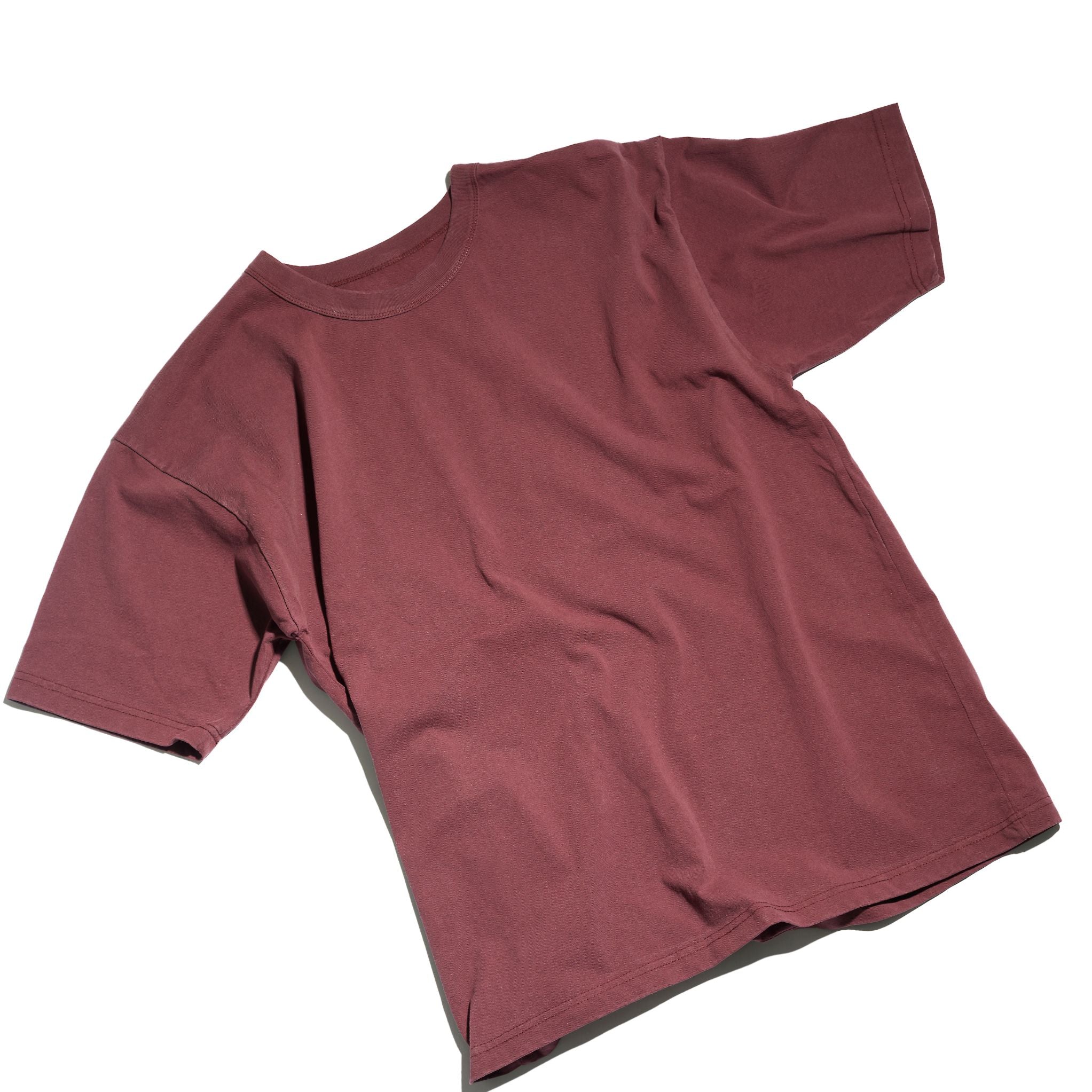 Durable Heavyweight 9oz Cotton Oversized Drop Shoulder Vintage Wash T-Shirt