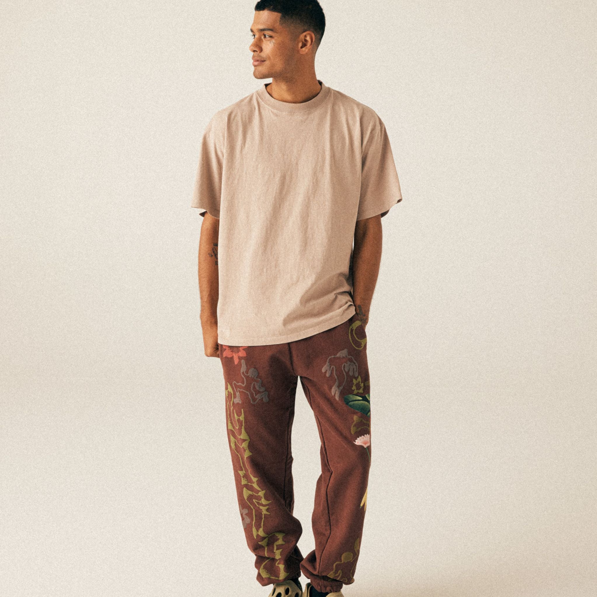 Durable Heavyweight 9oz Cotton Oversized Drop Shoulder Vintage Wash T-Shirt