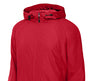 Sport-Tek Adult Hooded Raglan Jacket: Wind-Resistant, Water-Repellent Performance Outerwear