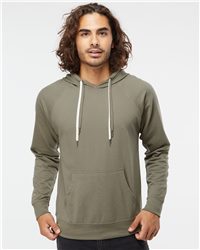 Independent Trading Co. Unisex Lightweight Loopback Terry Hooded Sweatshirt Slim