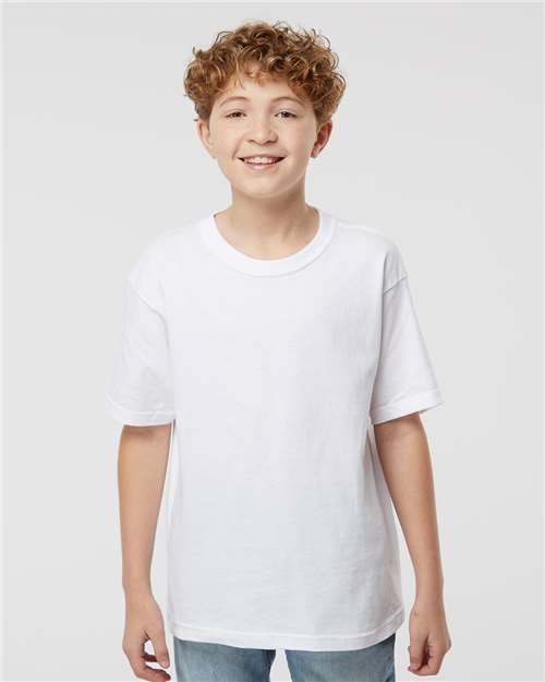 M&O Youth Gold Soft Touch T-Shirt 100% Preshrunk Cotton Tee