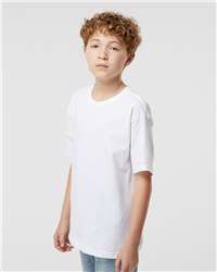 M&O Youth Gold Soft-Touch Cotton T-Shirt Durable Preshrunk Tee
