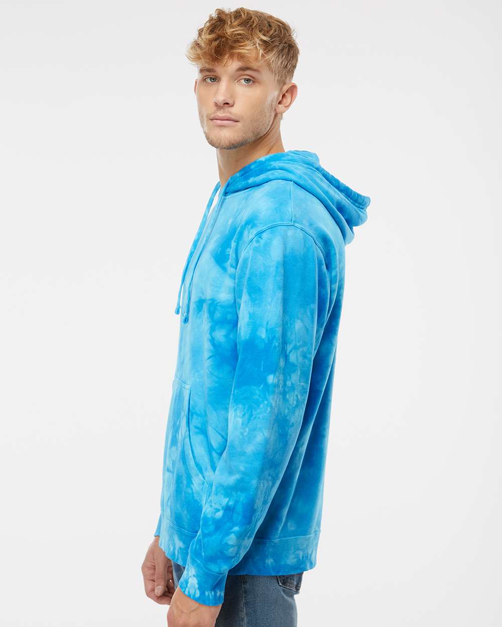 Independent Trading Co. Midweight Tie-Dye Hooded Sweatshirt Unisex Classic Fit
