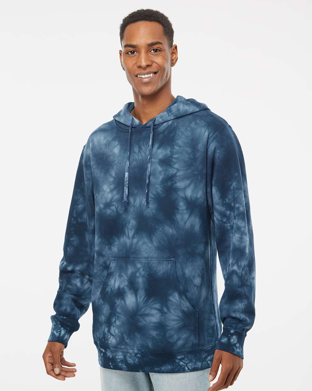 Independent Trading Co. Midweight Tie-Dye Hooded Sweatshirt Unisex Classic Fit