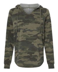 Women's California Wave Wash Full-Zip Hooded Sweatshirt Lightweight