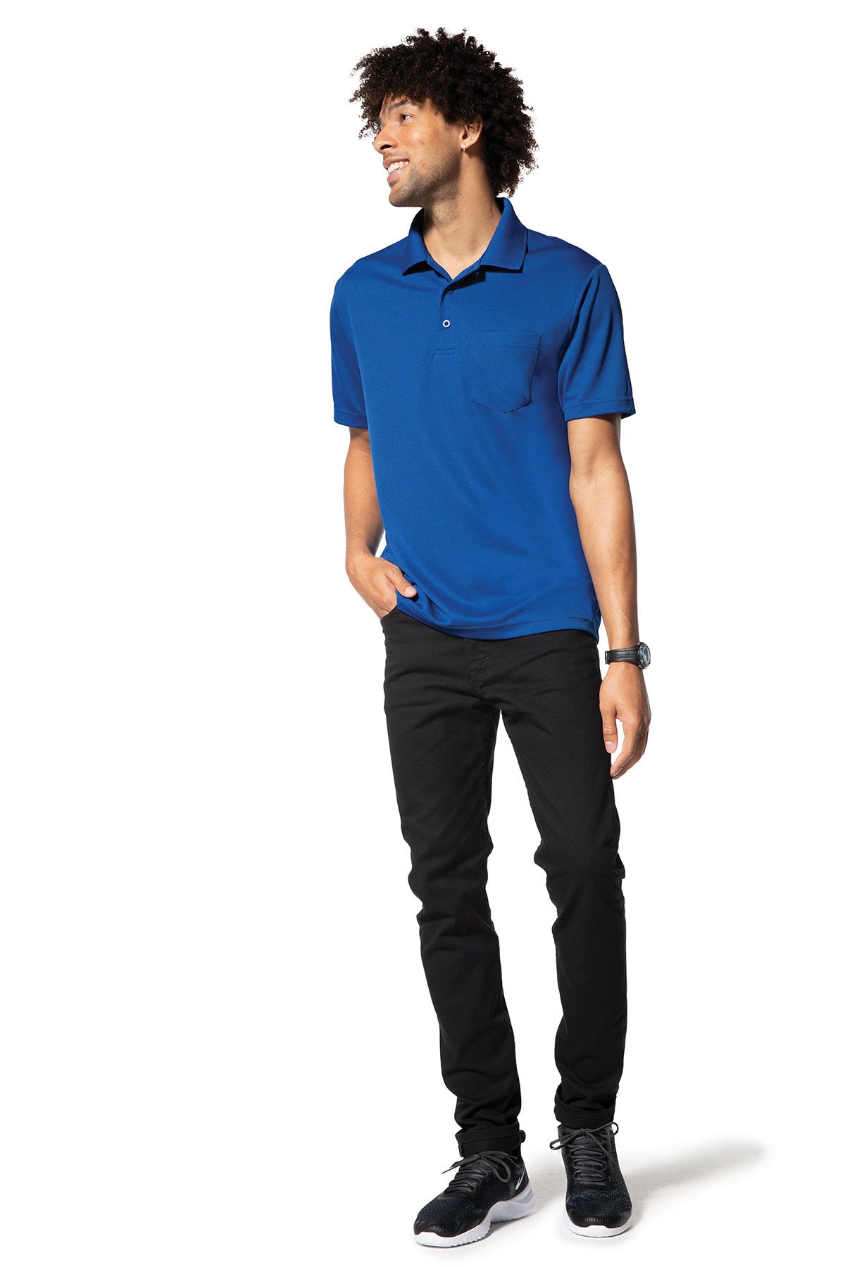 Sport-Tek PosiCharge RacerMesh Pocket Polo – Breathable Performance Shirt