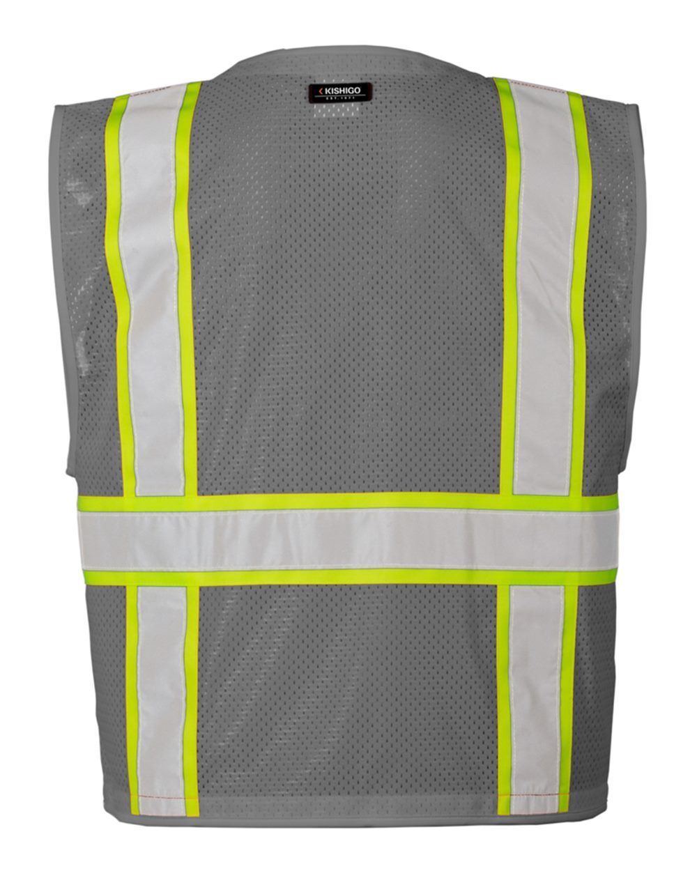 Kishigo Unisex EV Series Enhanced Visibility Multi-Pocket Mesh Safety Vest