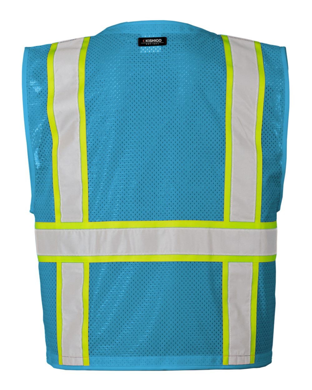Kishigo Unisex EV Series Enhanced Visibility Multi-Pocket Mesh Safety Vest