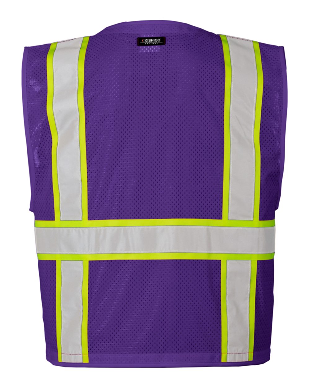 Kishigo Unisex EV Series Enhanced Visibility Multi-Pocket Mesh Safety Vest