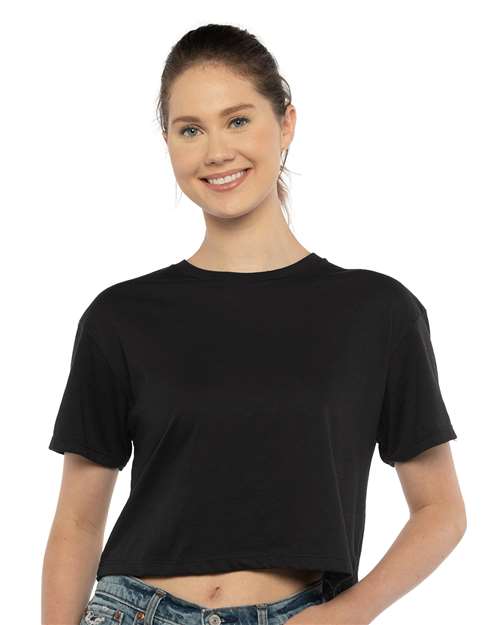 Next Level Women's Ideal Crop Top 1580 60/40 Cotton Polyester