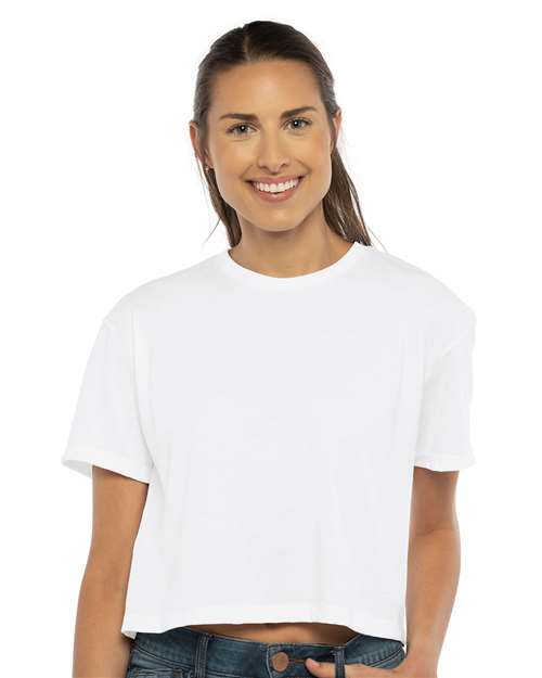 Next Level Women's Ideal Crop Top 1580 60/40 Cotton Polyester