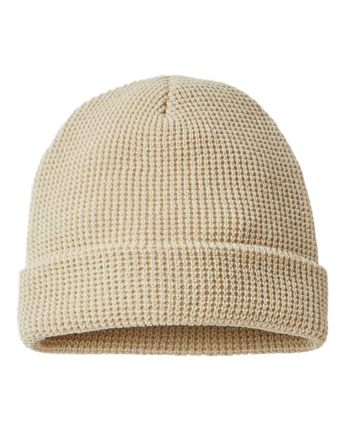 Richardson Waffle Cuffed Beanie with Adjustable Cuff, 11.5" Knit