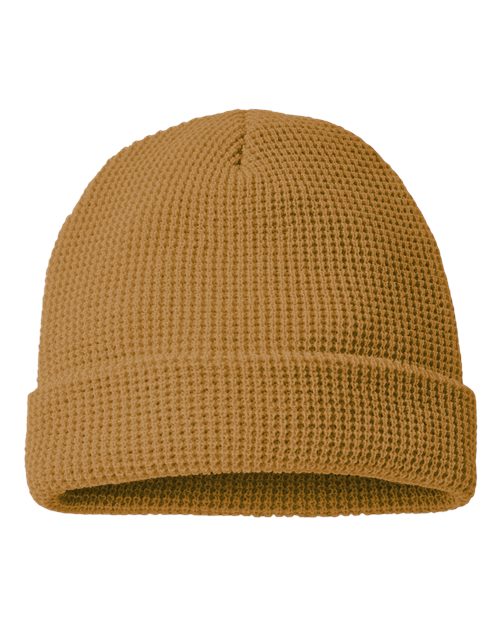 Richardson Waffle Cuffed Beanie with Adjustable Cuff, 11.5" Knit