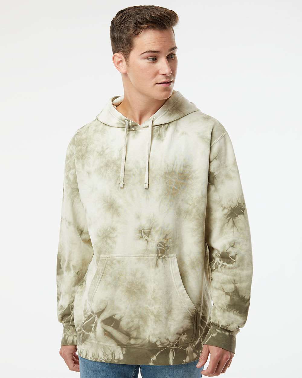 Independent Trading Co. Midweight Tie-Dye Hooded Sweatshirt Unisex Classic Fit