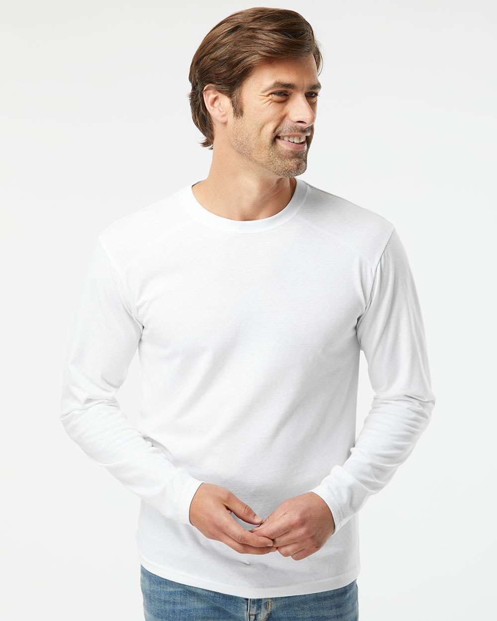 Kastlfel Unisex RecycledSoft Long Sleeve Organic Cotton Blend Tee