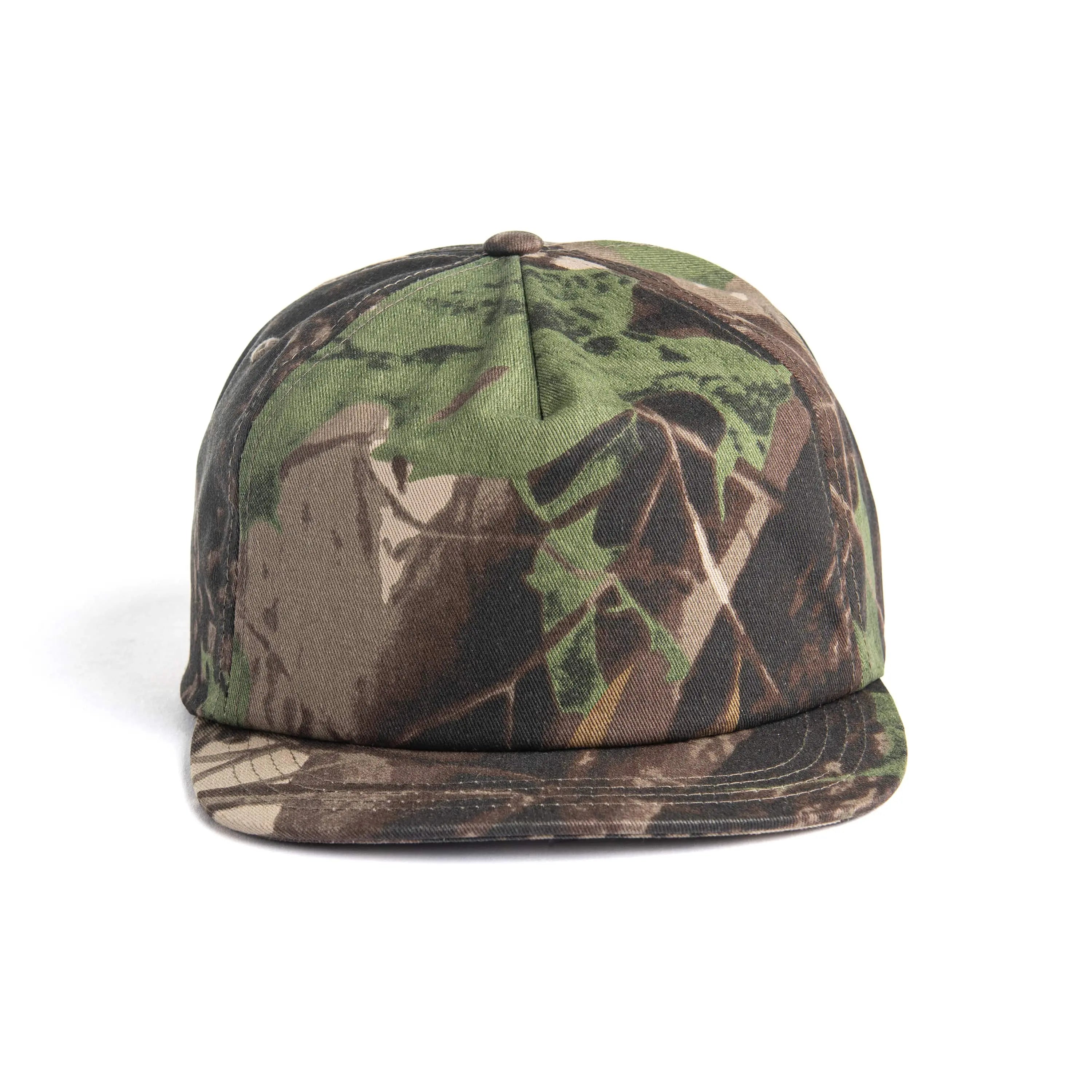 Oeko-Tex Cotton 5-Panel Snapback Hat with Recycled Bill