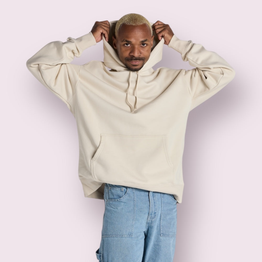 Creator Relax-Fit 12oz Triple Bio-Polish Unisex Hoodie Combed Cotton Blend