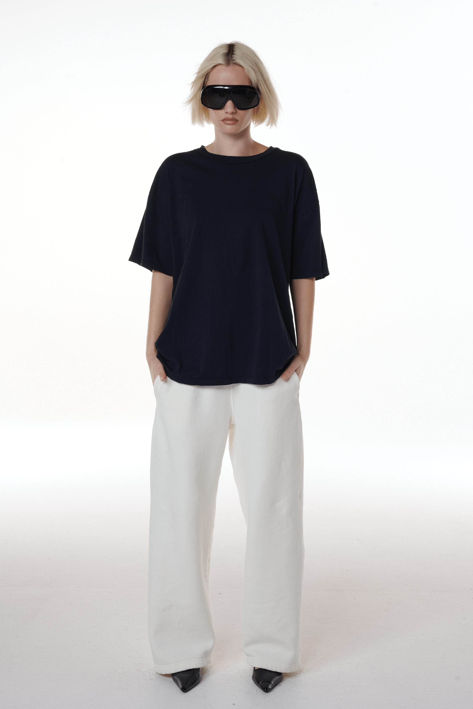 Made LA Band T-Shirt 100% Combed Cotton Boxy Drop-Shoulder