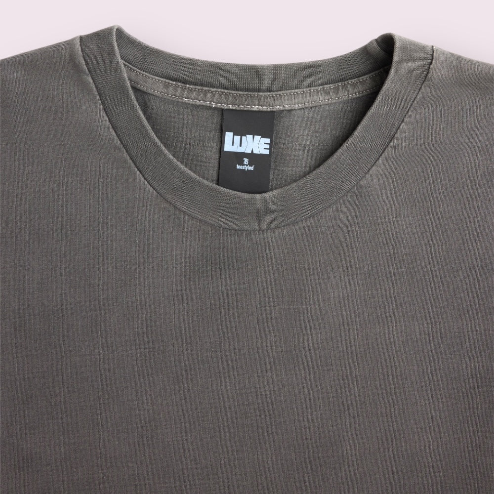 Luxe TS9000TA 100% Combed Cotton Tee with Bio-Polish Finish