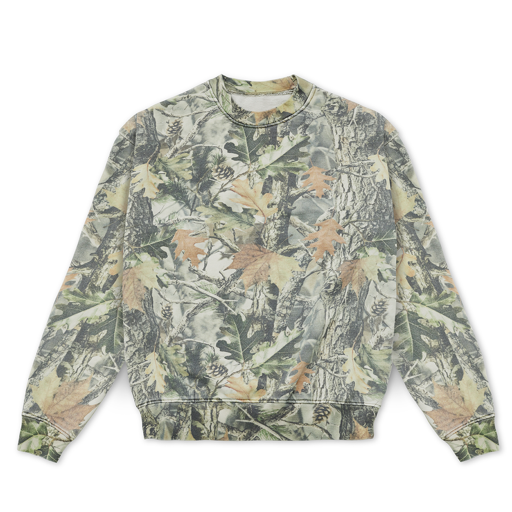 Premium 15oz Heavyweight Cotton Fleece Crewneck Sweatshirt - Oversized Drop Shoulder Design