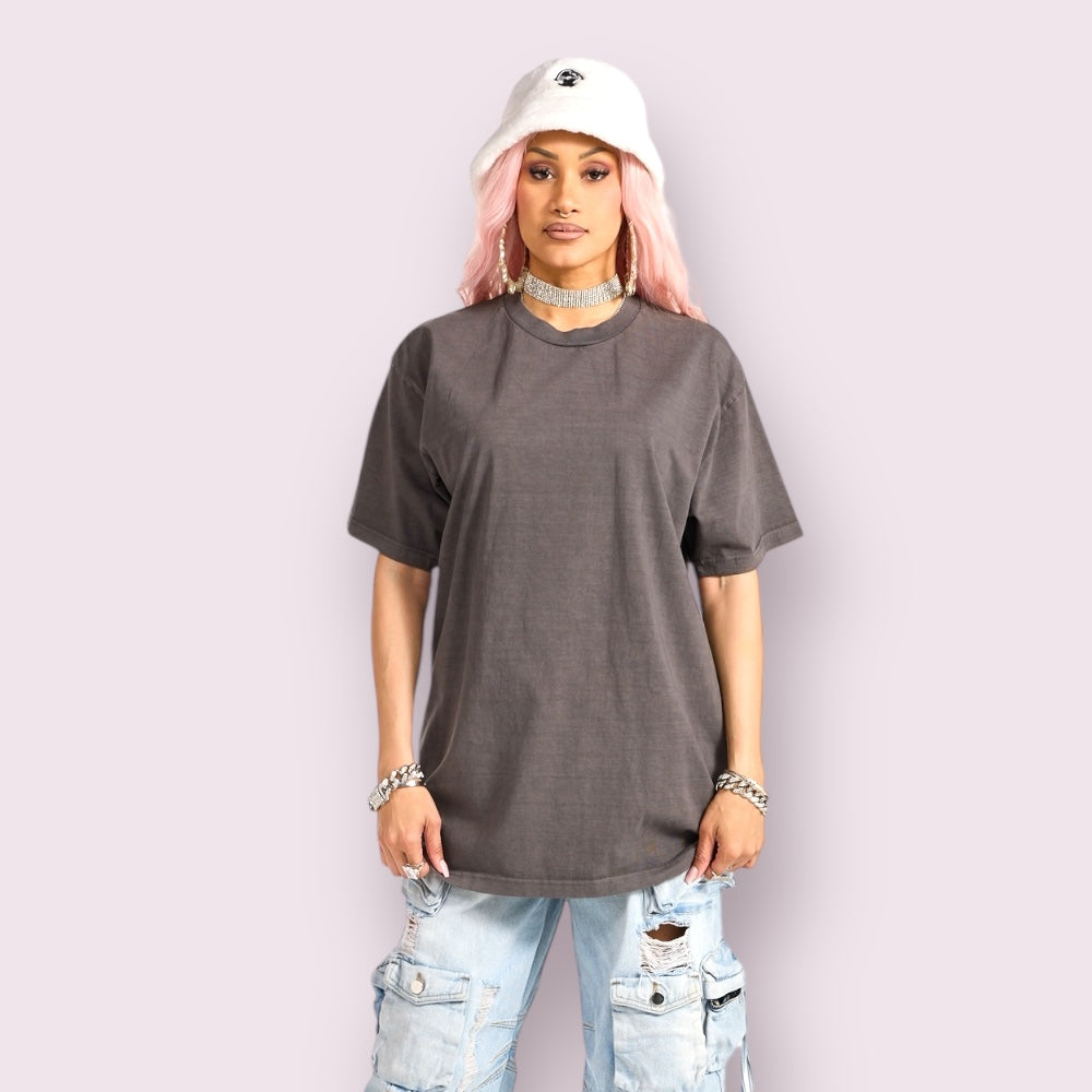 Luxe TS9000TA 100% Combed Cotton Tee with Bio-Polish Finish