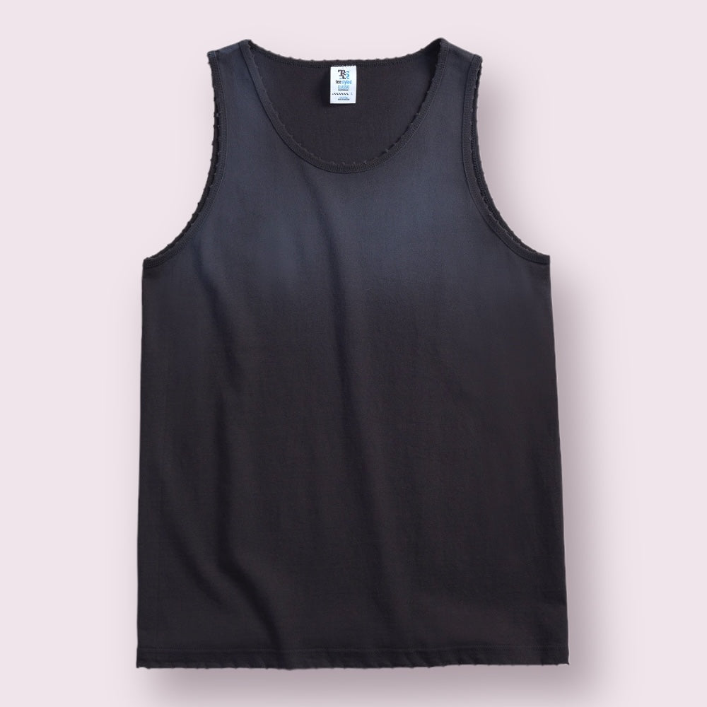 Hand-Sprayed Sun-Dried Heavyweight 100% Cotton Men's Classic Tank Top