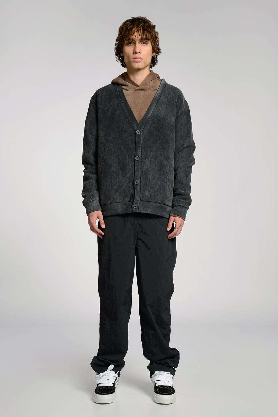 Freshman Corduroy Knit Cardigan 100% Cotton 440 GSM Side Pockets