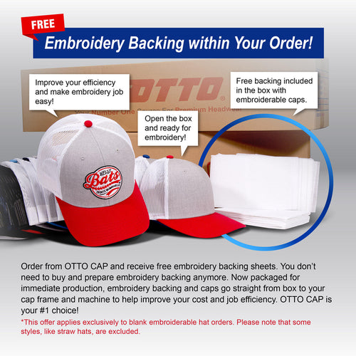OTTO CAP 6-Panel Low Profile Dad Hat Washed Cotton