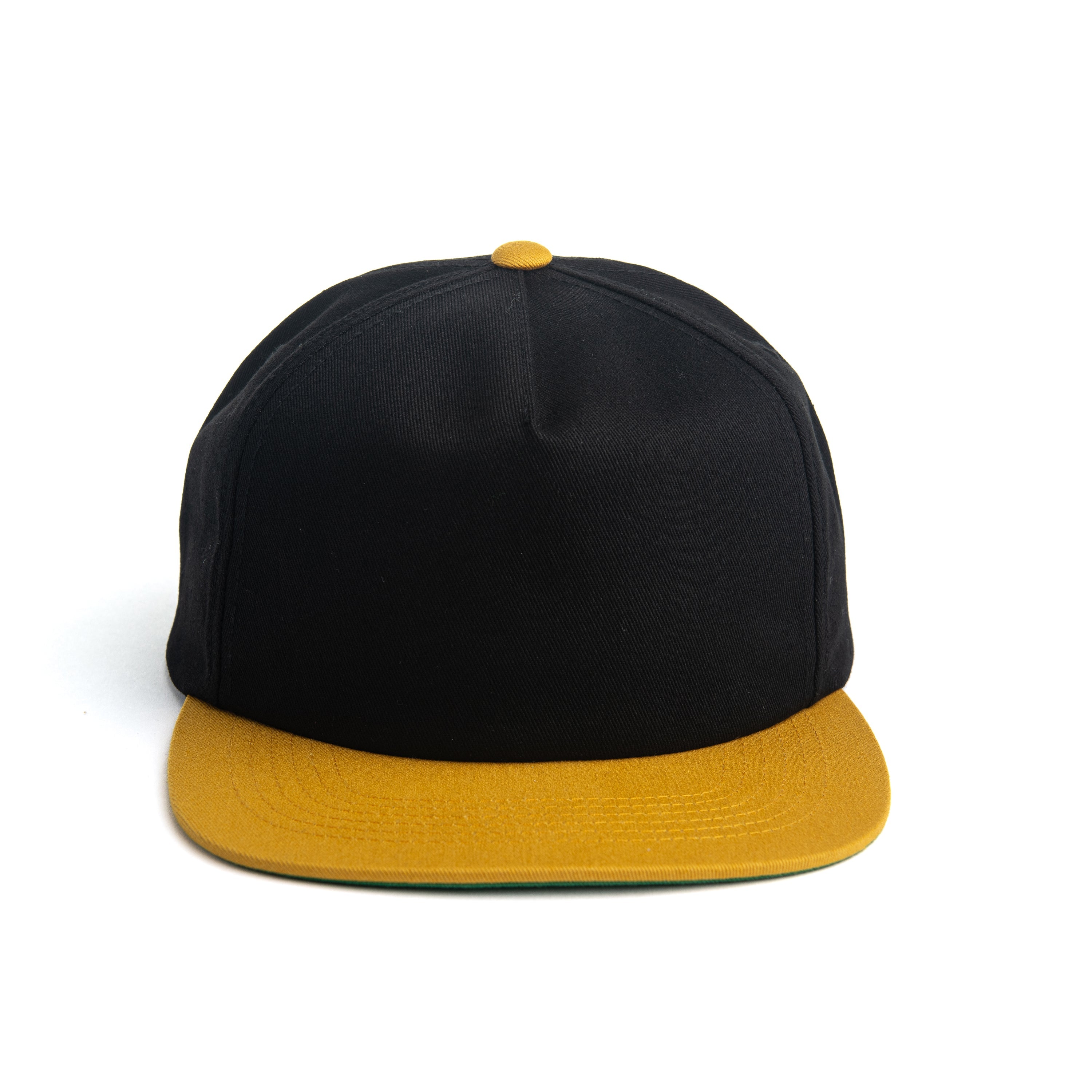 A500GB 5-Panel Oeko-Tex Cotton Snapback Cap with Recycled Green Underbill