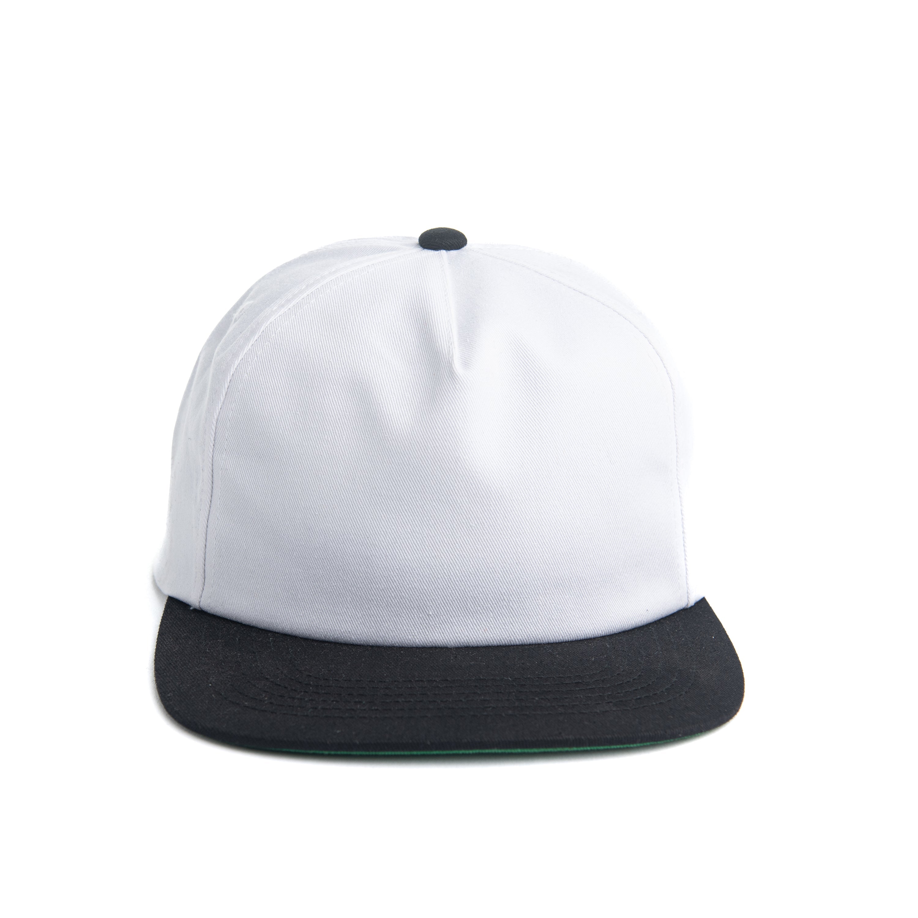 A500GB 5-Panel Oeko-Tex Cotton Snapback Cap with Recycled Green Underbill