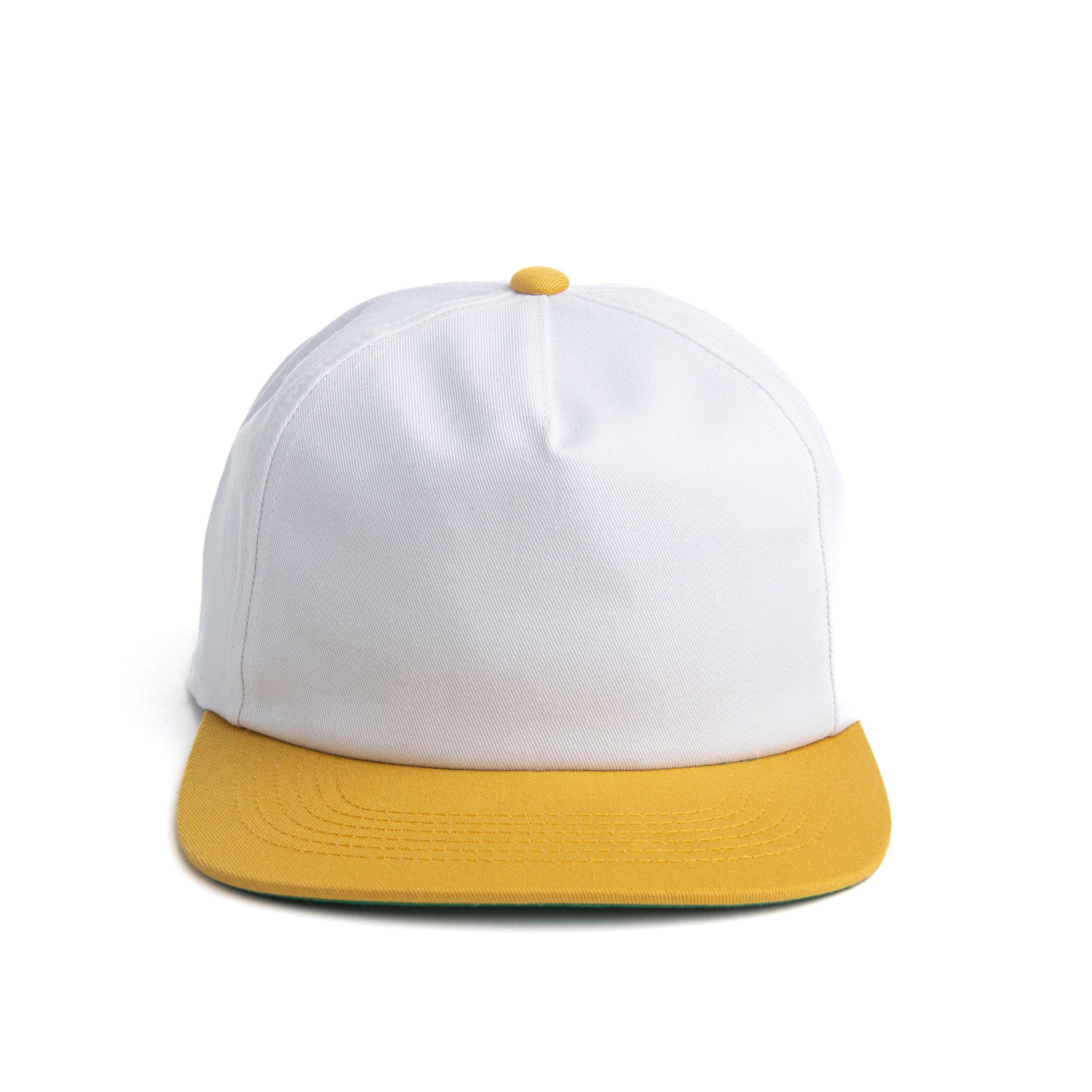 A500GB 5-Panel Oeko-Tex Cotton Snapback Cap with Recycled Green Underbill