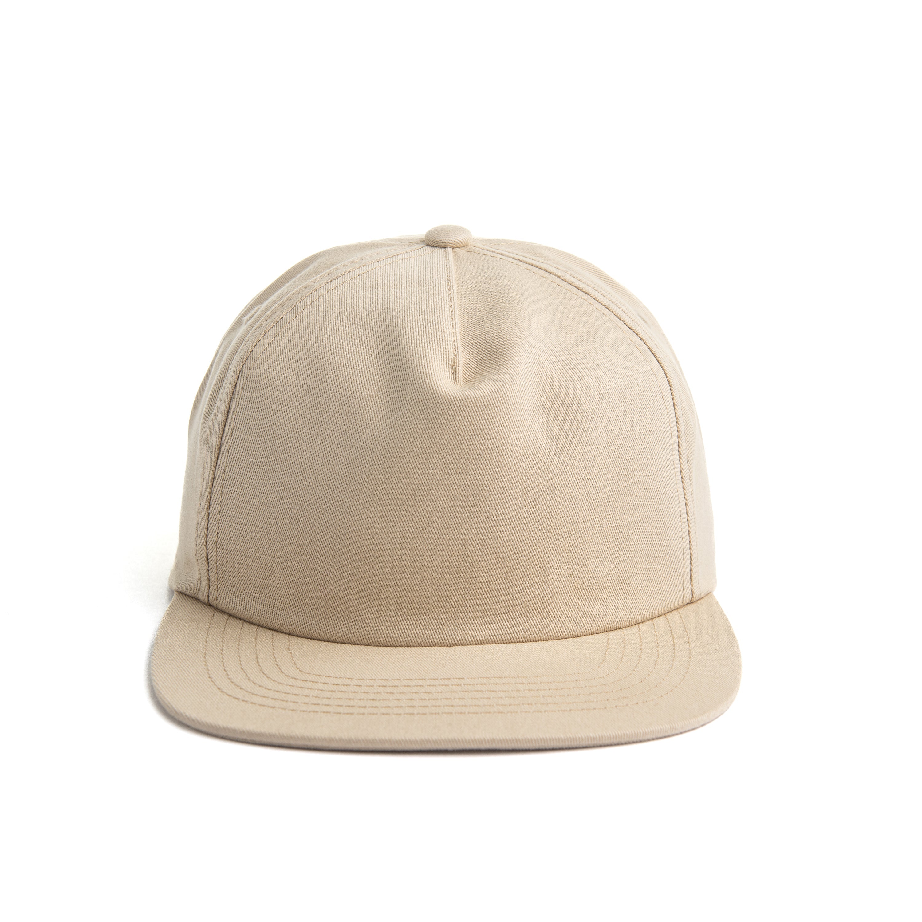 A500 5-Panel Cotton Snapback Cap with Recycled Bill